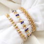 Vous pouvez faire tout ceci avec les perles duo beads en m&eacute;tal DQ super tendance :