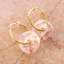 D&eacute;couvrez ici comment confectionner de superbes boucles d&rsquo;oreilles et bracelets avec des pendentifs disques en pierre naturelle