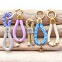 Inspiration pour la confection de porte-cl&eacute;s tendance avec cordelette style marin