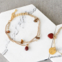Cr&eacute;ez les plus beaux bijoux avec des breloques et des connecteurs en pierre naturelle :
