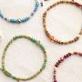 Vous allez pouvoir confectionner ceci avec la toute nouvelle collection de perles Polaris rondelles Heishi :