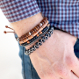 D&eacute;couvrez ici comment confectionner ces superbes bracelets avec des perles en bois : 