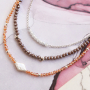 Confectionner des bijoux avec des perles &agrave; facettes