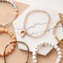 Inspiration pour la confection de bracelets avec des perles &agrave; facettes 