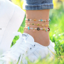 D&eacute;couvrez ici comment confectionner des bijoux tendance avec des perles, des breloques et des connecteurs arc-en-ciel en m&eacute;tal DQ 