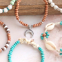 Inspiration pour la confection de bracelets pour hommes et femmes avec des perles en bois 