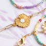 Confectionnez des bijoux d&rsquo;&eacute;t&eacute; avec des breloques et des connecteurs fleur en m&eacute;tal DQ