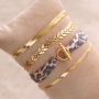 Cr&eacute;ez des sets de bijoux avec des bracelets et colliers cha&icirc;ne maille serpent en inox