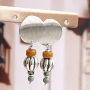 Inspiration de boucles d&rsquo;oreilles avec perles et pendentifs en m&eacute;tal TQ