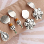 Inspiration de boucles d&rsquo;oreilles avec perles et pendentifs en m&eacute;tal TQ
