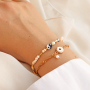 Bijoux estivaux avec des pendentifs coquillage