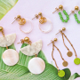 Laissez-vous inspirer faites des cr&eacute;ations avec des boucles d&rsquo;oreilles puces en acier inox