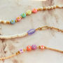 Inspiration pour la r&eacute;alisation de colliers avec des perles lettres 