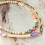 Inspiration pour la r&eacute;alisation de colliers avec des perles lettres 