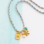 Inspiration de bijoux avec pendentifs et perles en m&eacute;tal DQ
