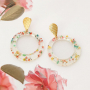 Cr&eacute;er des boucles d'oreilles tendance avec des pendentifs en r&eacute;sine