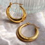 Comment personnaliser ces boucles d'oreilles en acier inoxydable ?