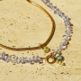 Cr&eacute;ation de bijoux avec les perles en verre chips