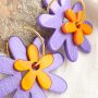 Comment cr&eacute;er des boucles d'oreilles avec des fleurs Polaris et des cr&eacute;oles DQ?