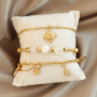 Inspiration de bijoux avec des breloques et des perles en acier inoxydable