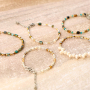 Cr&eacute;ez de magnifiques bijoux avec les perles en verre &agrave; bord dor&eacute;