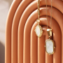 Soyez cr&eacute;atifs avec les breloques en acier inoxydable nacr&eacute;es pour de beaux bijoux!