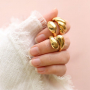 Inspiration avec nos boucles d'oreilles et bagues en acier inoxydable