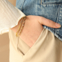 Associez colliers et bracelets en acier inoxydable