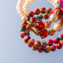 Inspiration avec des perles en c&eacute;ramique color&eacute;es