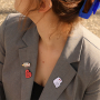 Inspiration estivale avec broches et pins