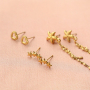 Comment pr&eacute;senter les boucles d'oreilles en acier inoxydable