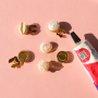 Inspiration avec les cache-boutons