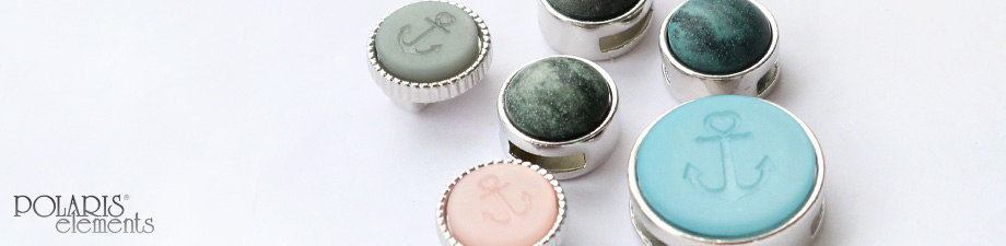 Serti / poussoir Cuoio pour cuir 8 mm et cabochon 12 mm