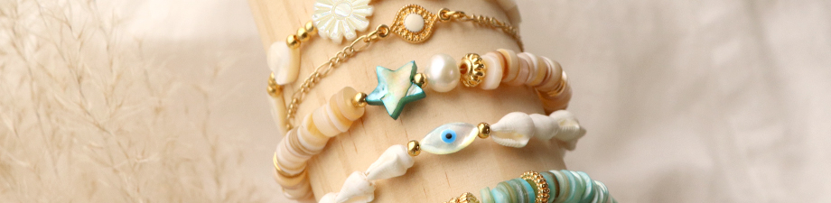 Perles coquillage