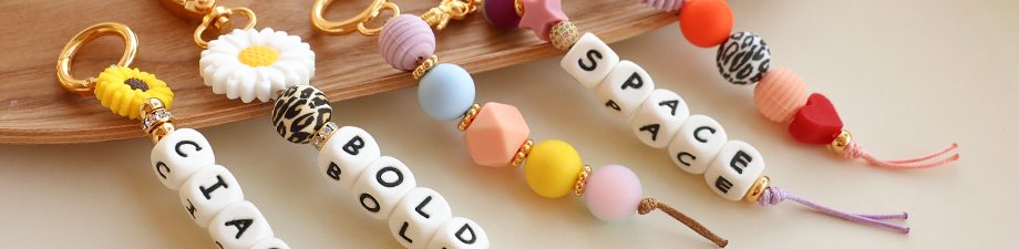Perles / Breloques en polym&egrave;re et silicone