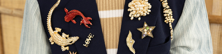 Nouvelle collection de broches tendance
