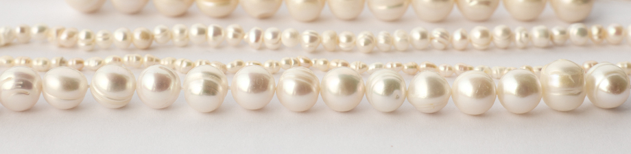 Magnifique collection de perles d&rsquo;eau douce