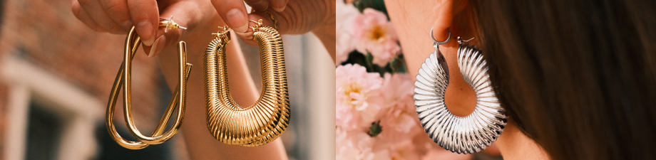 Nouvelle collection de boucles d&rsquo;oreilles audacieuses