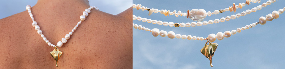 Nouvelle collection de perles d'eau douce TQ 
